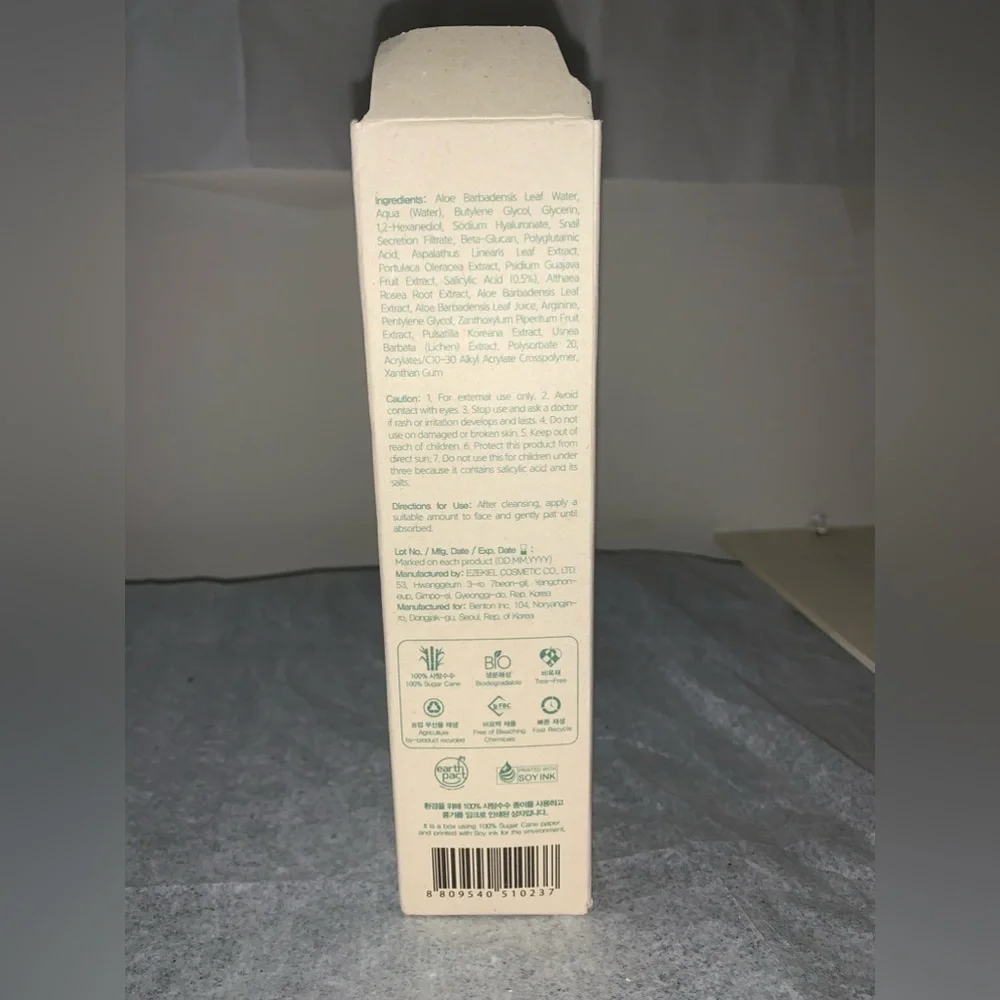 Benton Aloe Bha Skin Toner- NIB - Picture 4 of 4